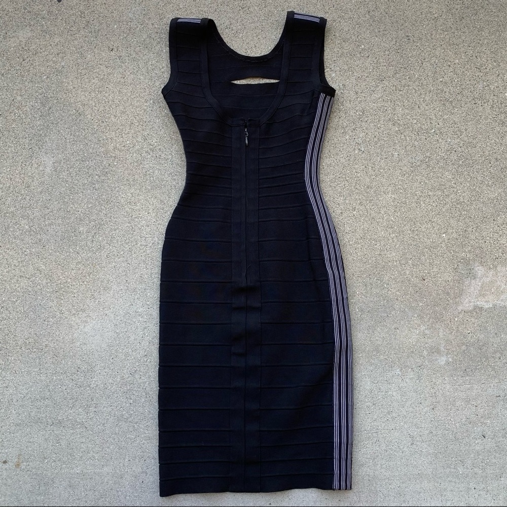 𝅺Herve Leger adeline bandage bodycon dress - Picture 2 of 5